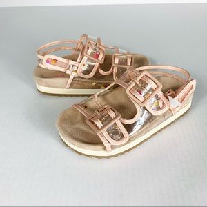 Zara Girls Vinyl Sandals